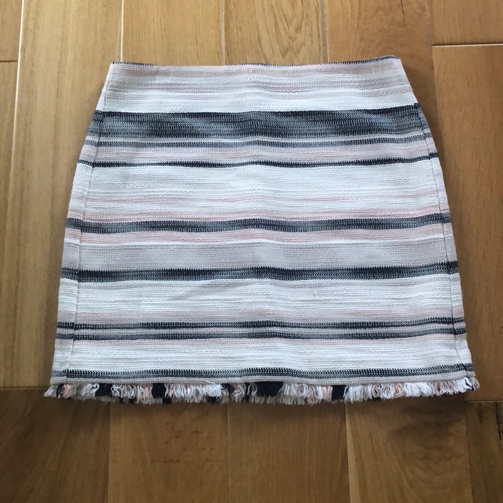 Ann Taylor Loft Tweed Mini Skirt Sz10